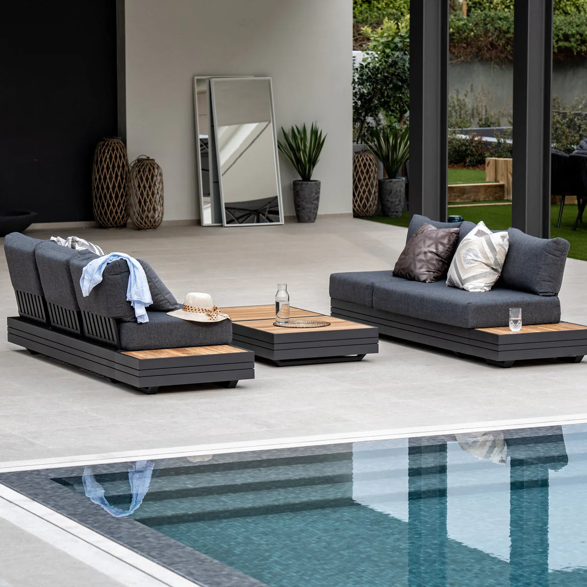 Panama 3 Seat Sofa with Sun Lounger Feature