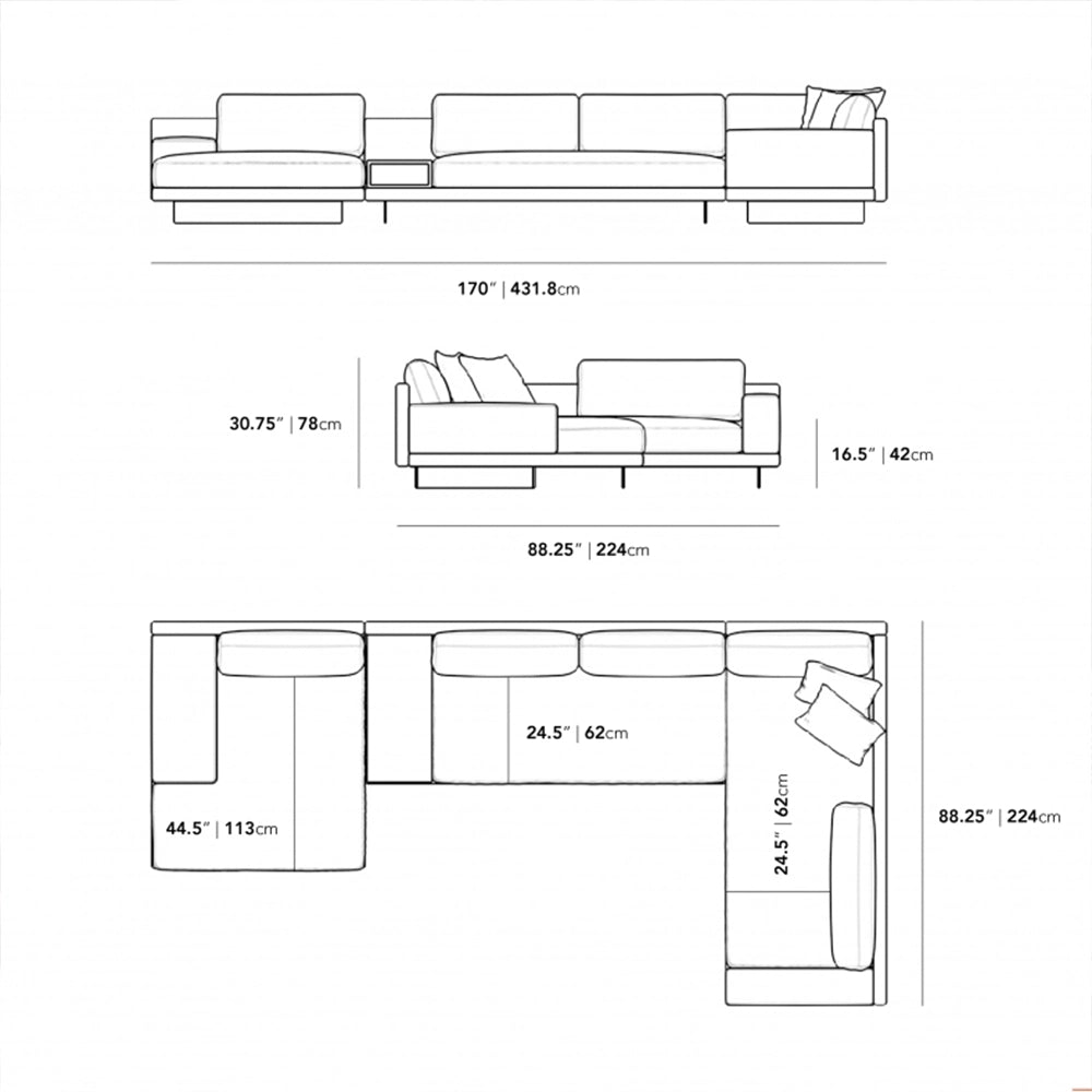 Skyline Outdoor Modular Sectional