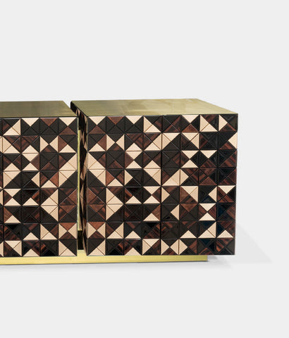 Anodized Metal Sideboard Cabinet
