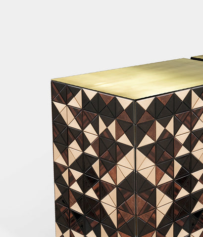 Anodized Metal Sideboard Cabinet