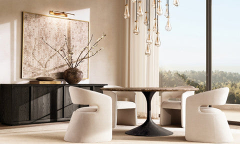 Aero Stone Round Dining Table