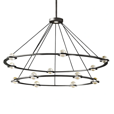 Éclatano 2-Tier Round Chandelier