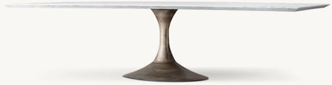 Aero Stone Rectangular Dining Table