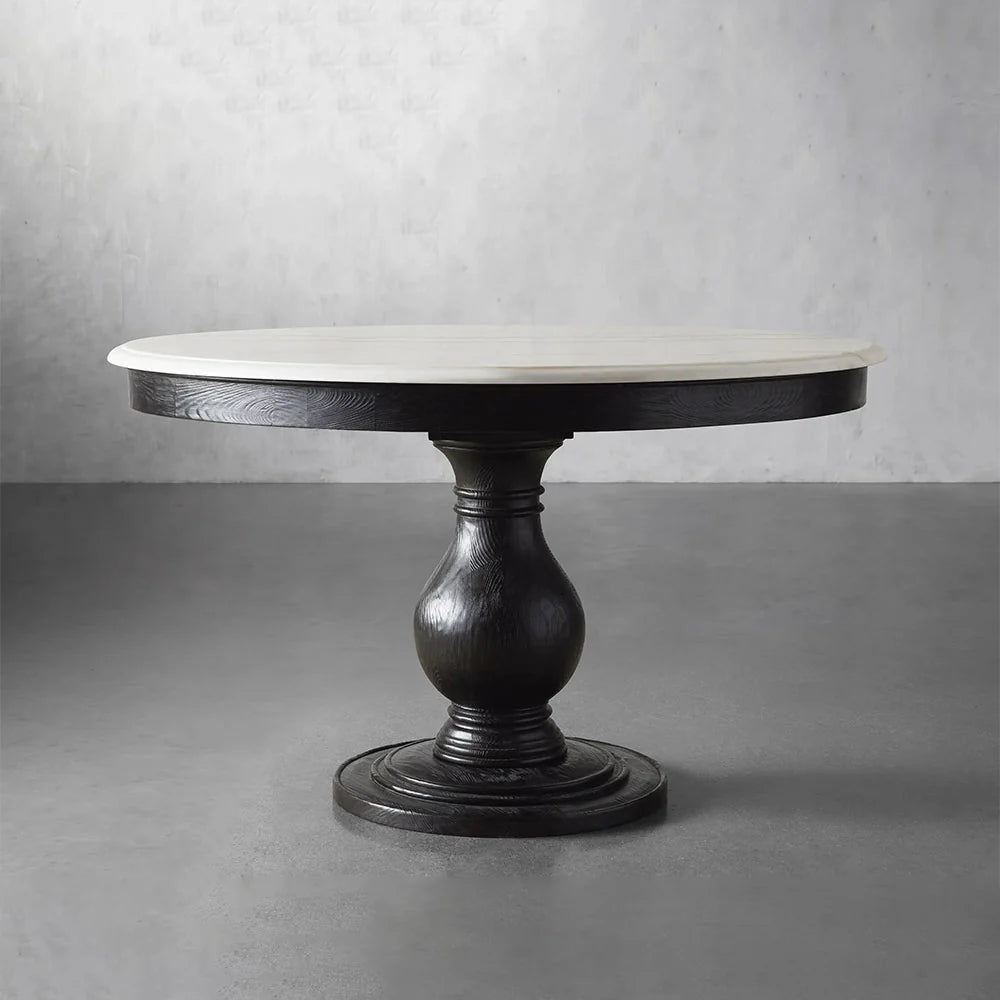 Luca Round Dining Table Handcrafted From Solid Wood