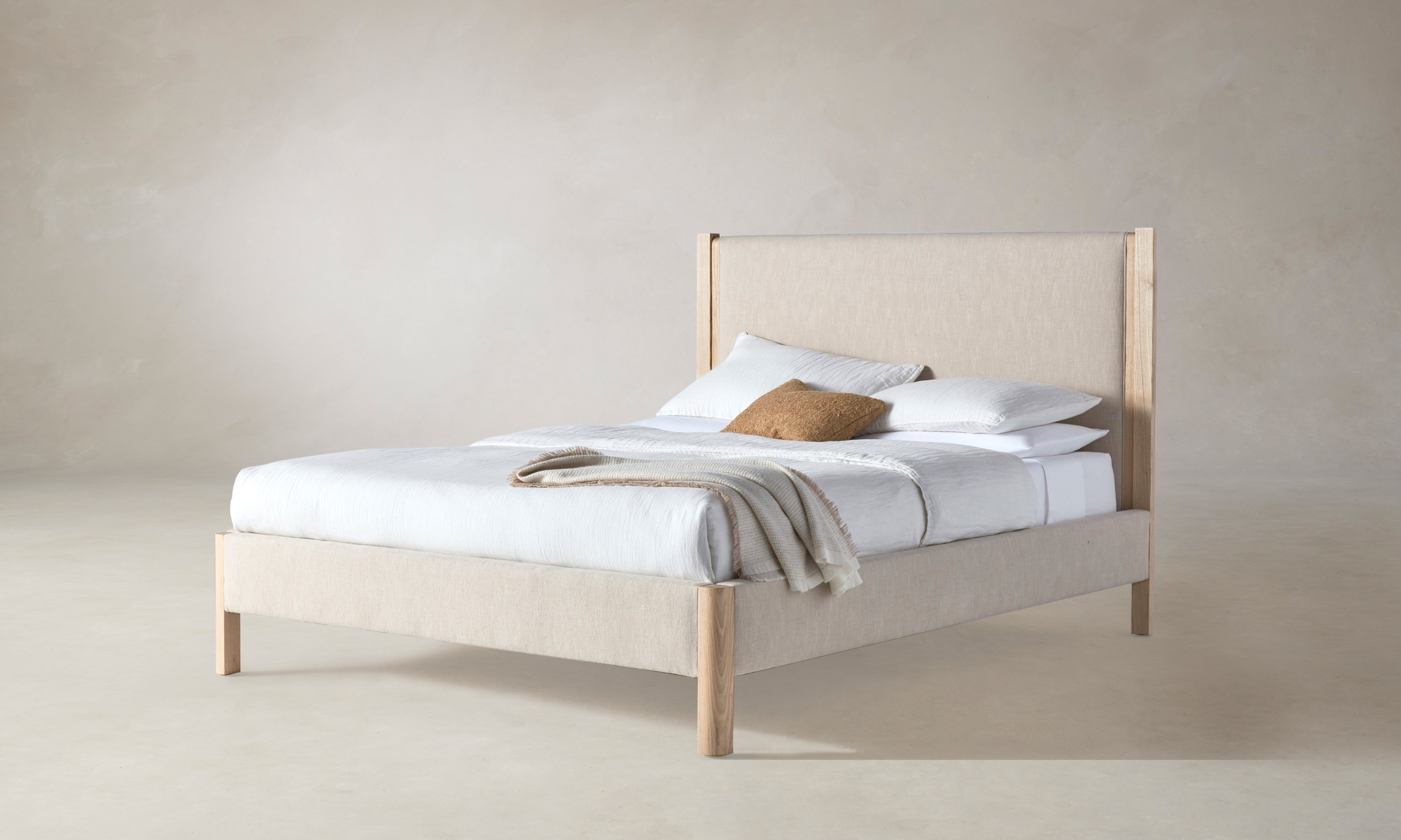 Thompson Performance Textured Linen Flax Bed