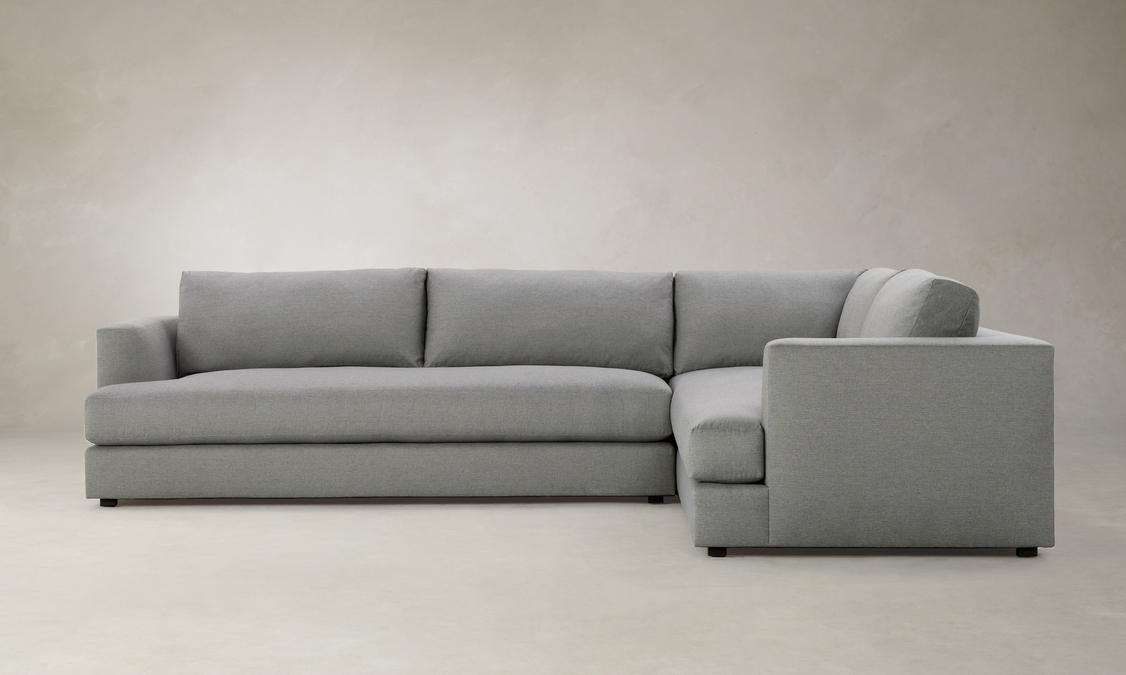 Tarick Sectional Sofa - Performance Melange Weave Night