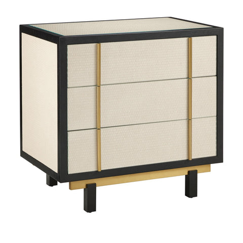 Deanna Raffia Nightstand