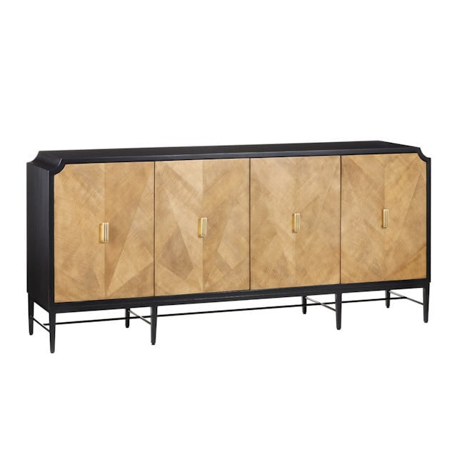 Kasta Wood & Brass Credenza